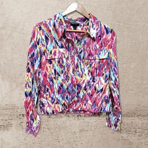Tribal button down Shirt NWT